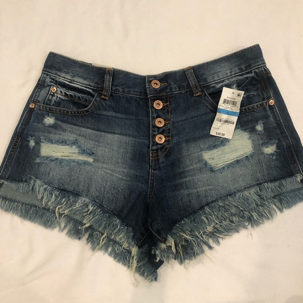 brand new denim shorts